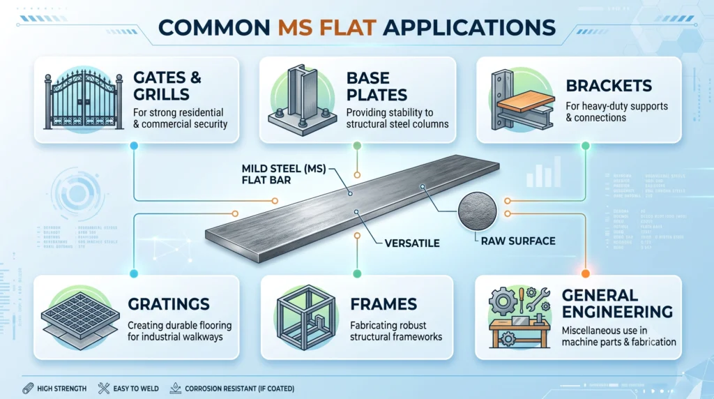 Where Are MS Flats Used?
