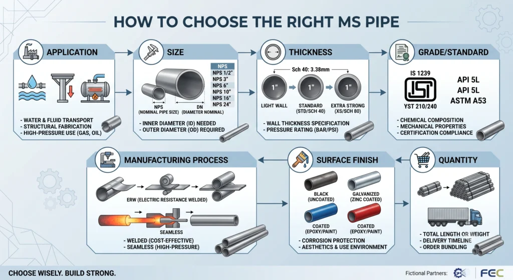 MS Pipe Buying Checklist