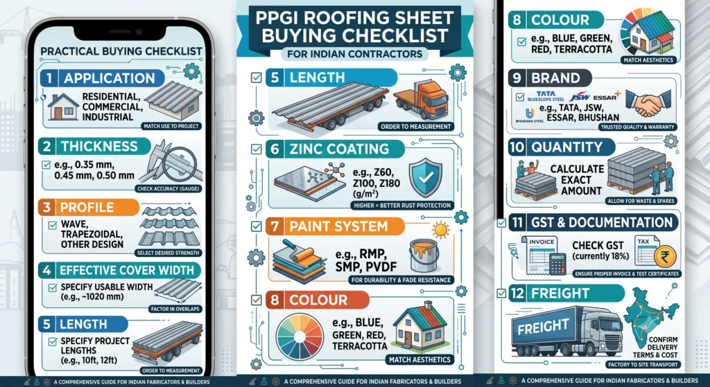 PPGI Roofing Sheet Buying Checklist